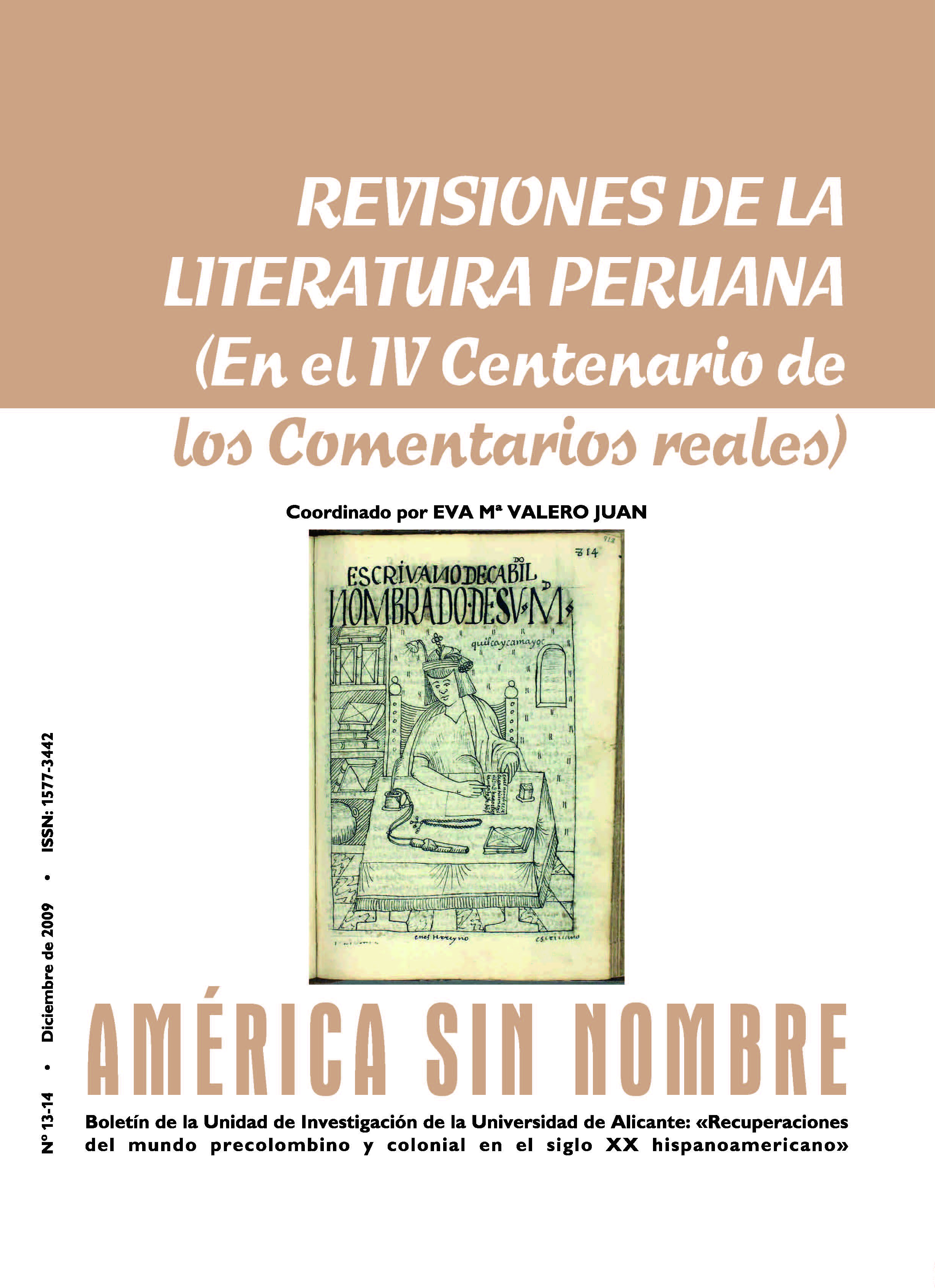					Ver Núm. 13-14: Revisiones de la Literatura Peruana
				